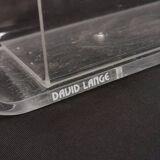 Vintage Plexiglas Magazine Rack 70 DAVID LANGE