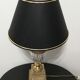 Lampe de chevet en verre ciselé et laiton doré