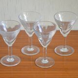 Lot de 4 verres anciens