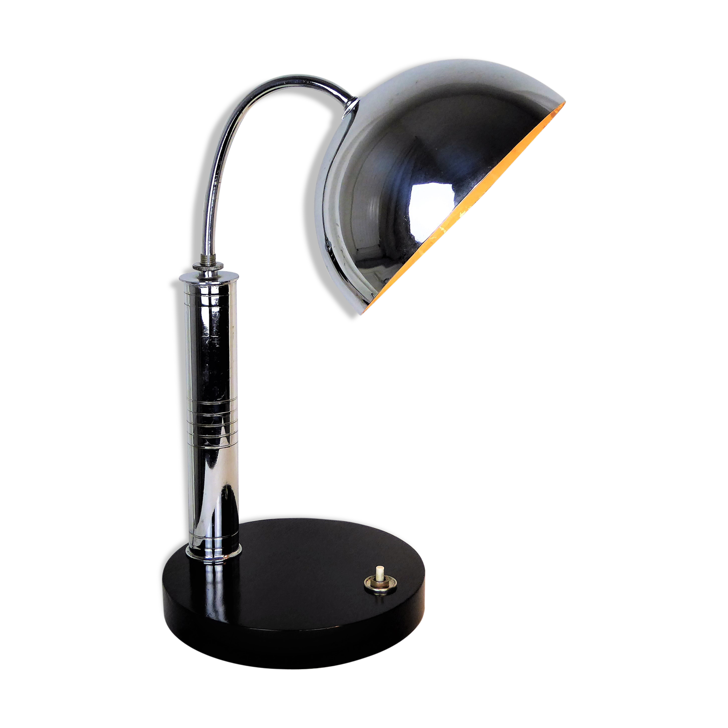 Art Deco chrome desk lamp 1930