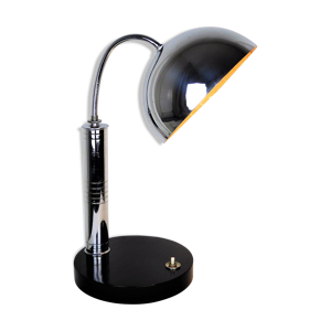 Lampe de bureau chromée Art-Déco
