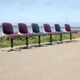 6 Wilkhahn "space age" chairs, circa 1970.