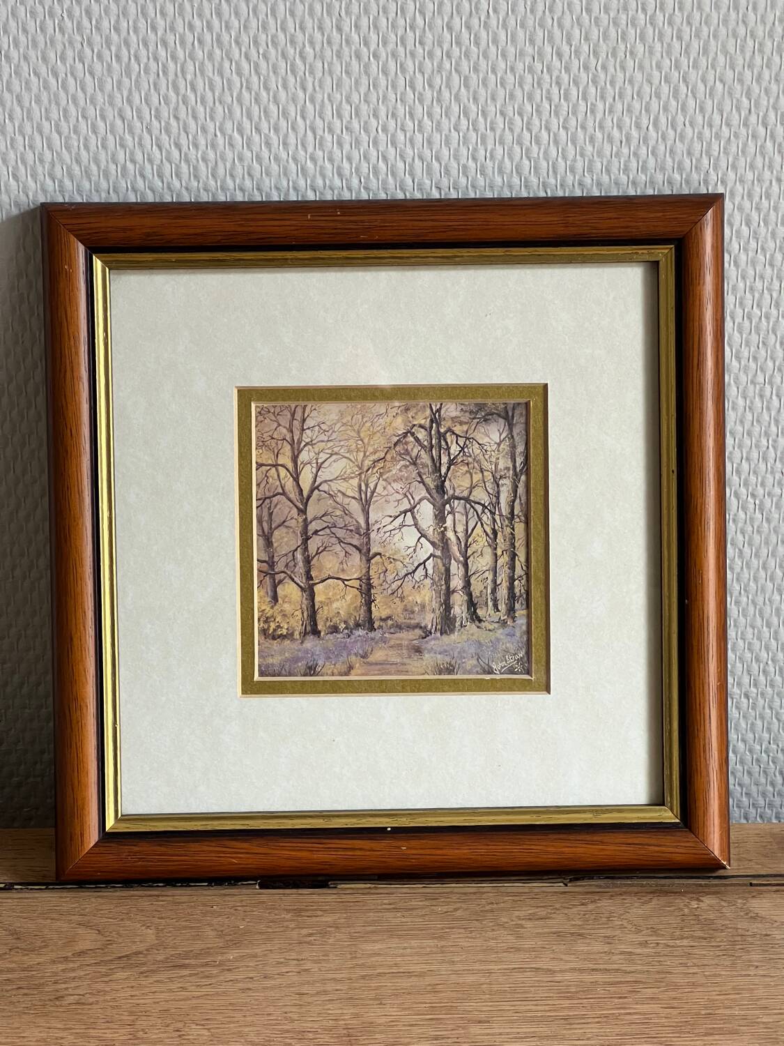 John Straw's numbered painting
