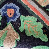 Tapis ancien fait main American Hooked 65cm x 168cm - 1C989