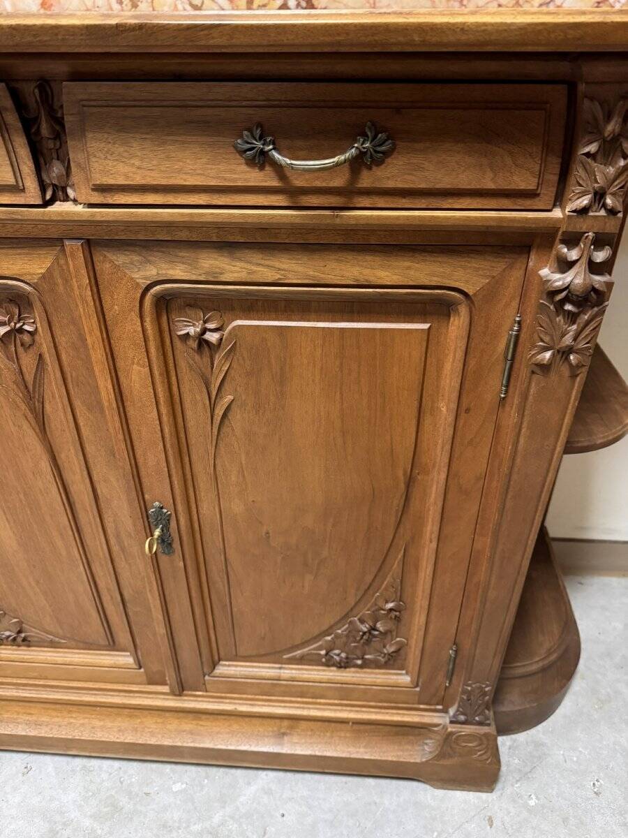 D'aprés Gauthier Poinsignon Buffet époque Art Nouveau Ecole de Nancy en noy