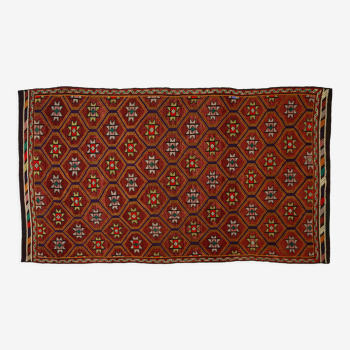 Anatolian handmade kilim rug 307 cm x 177 cm