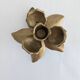 Brass lotus candle holder