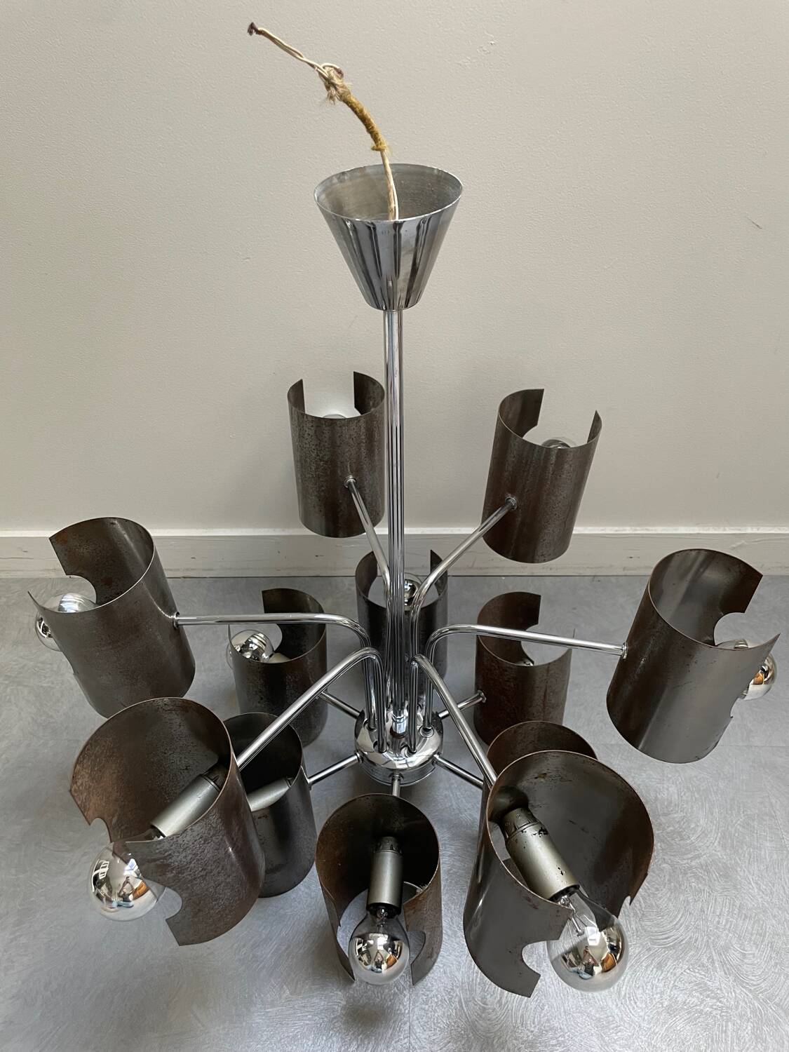Lustre Vintage à Tubes design 1979