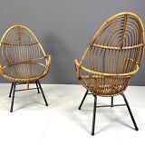 Pair of Mid-Century chairs by Rohé Noordwolde, 1960's, Netherlands