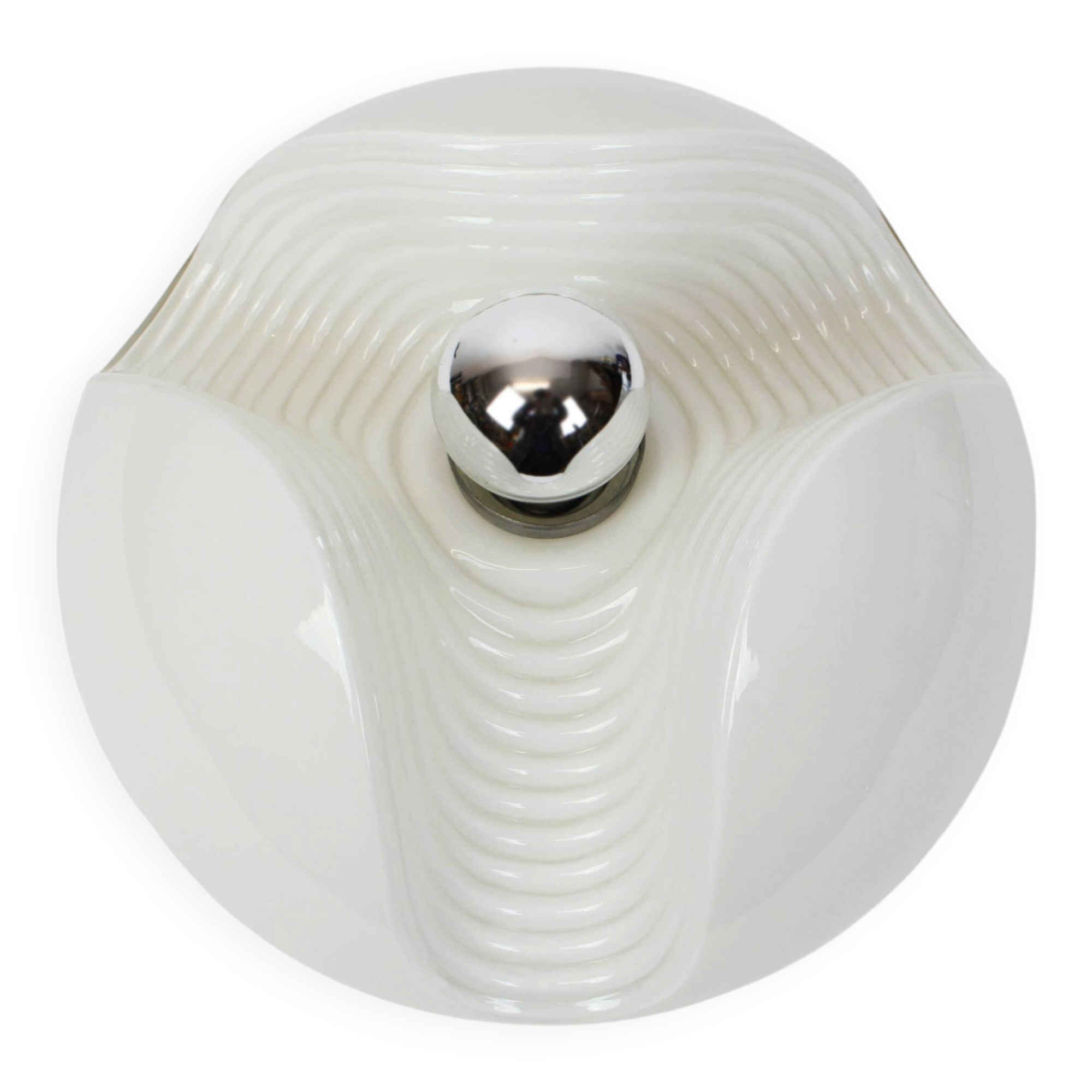 Large wall lamp or ceiling light by Koch & Lowy, Germany, 1970s.