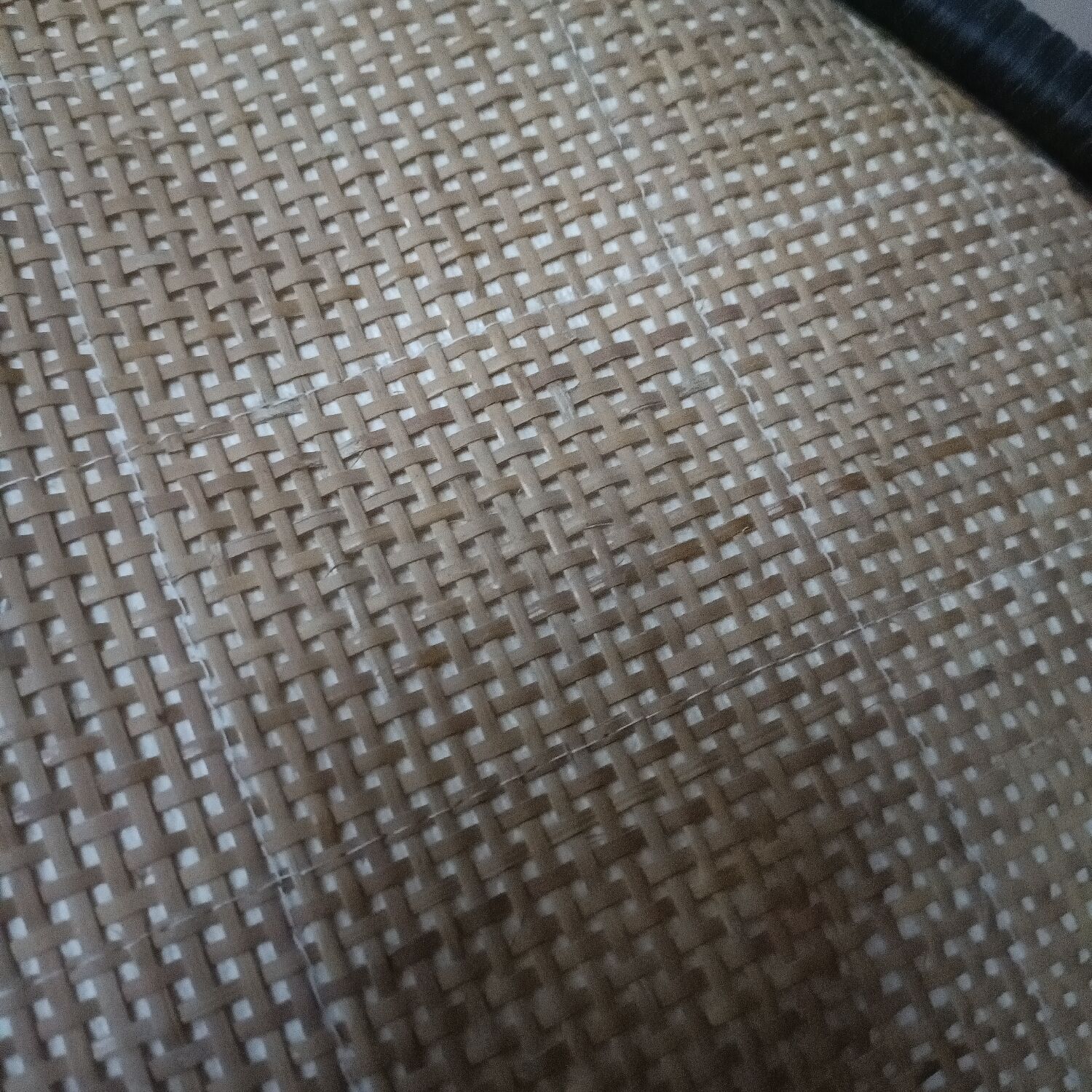 Suspension, vintage wicker rattan shine