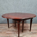 Table 6 legs directoire with mahogany extensions (nineteenth century)
