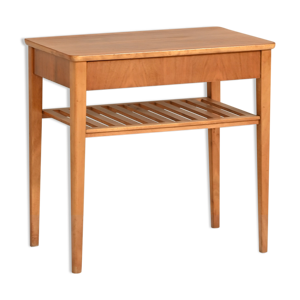 table de chevet scandinave en teck