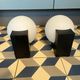 Pair of space age Amilux wall lights