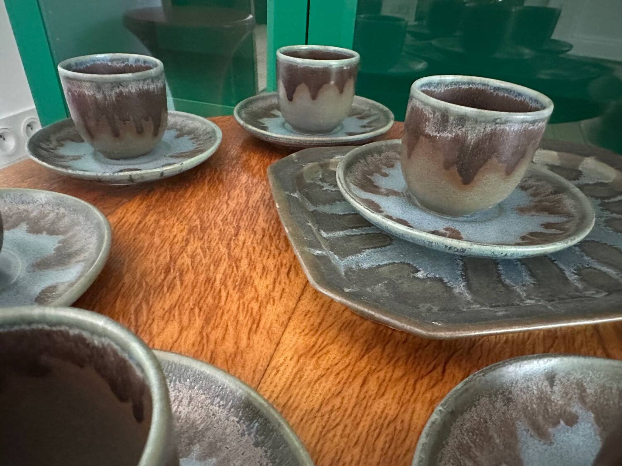 Service à café Denbac vintage en grès