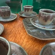 Service à café Denbac vintage en grès