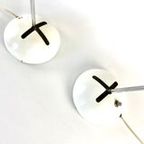 Robert Sonneman, pair of T395 Table Lamp for Luci Milan, 1972