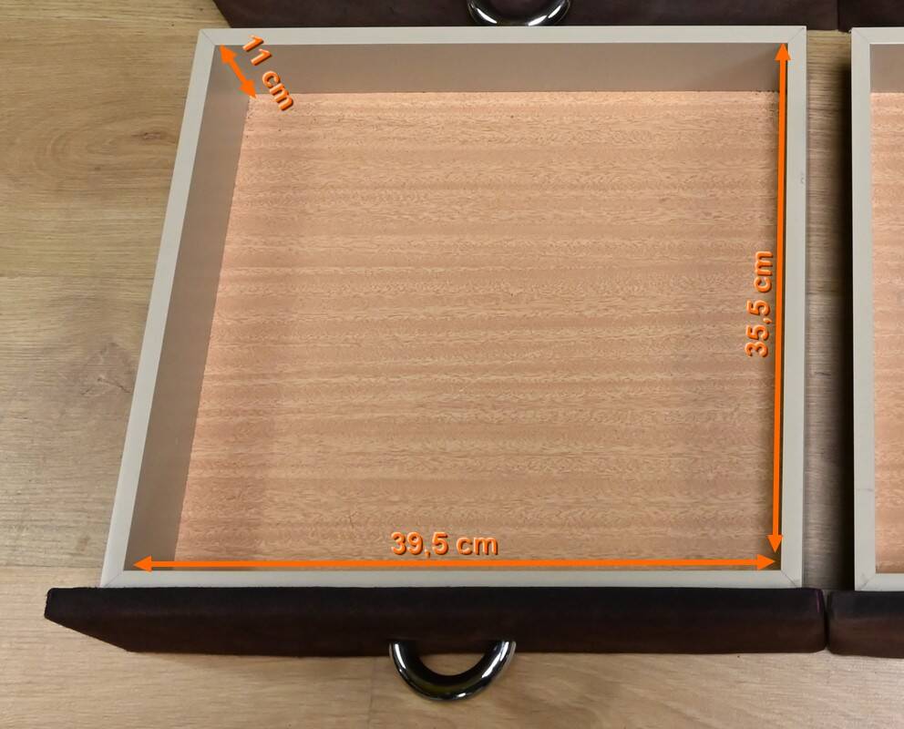 Dressing table and its pouf, Italian design – 1970