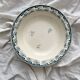 Round, hollow ironstone dish "Milan" Creil and Montereau