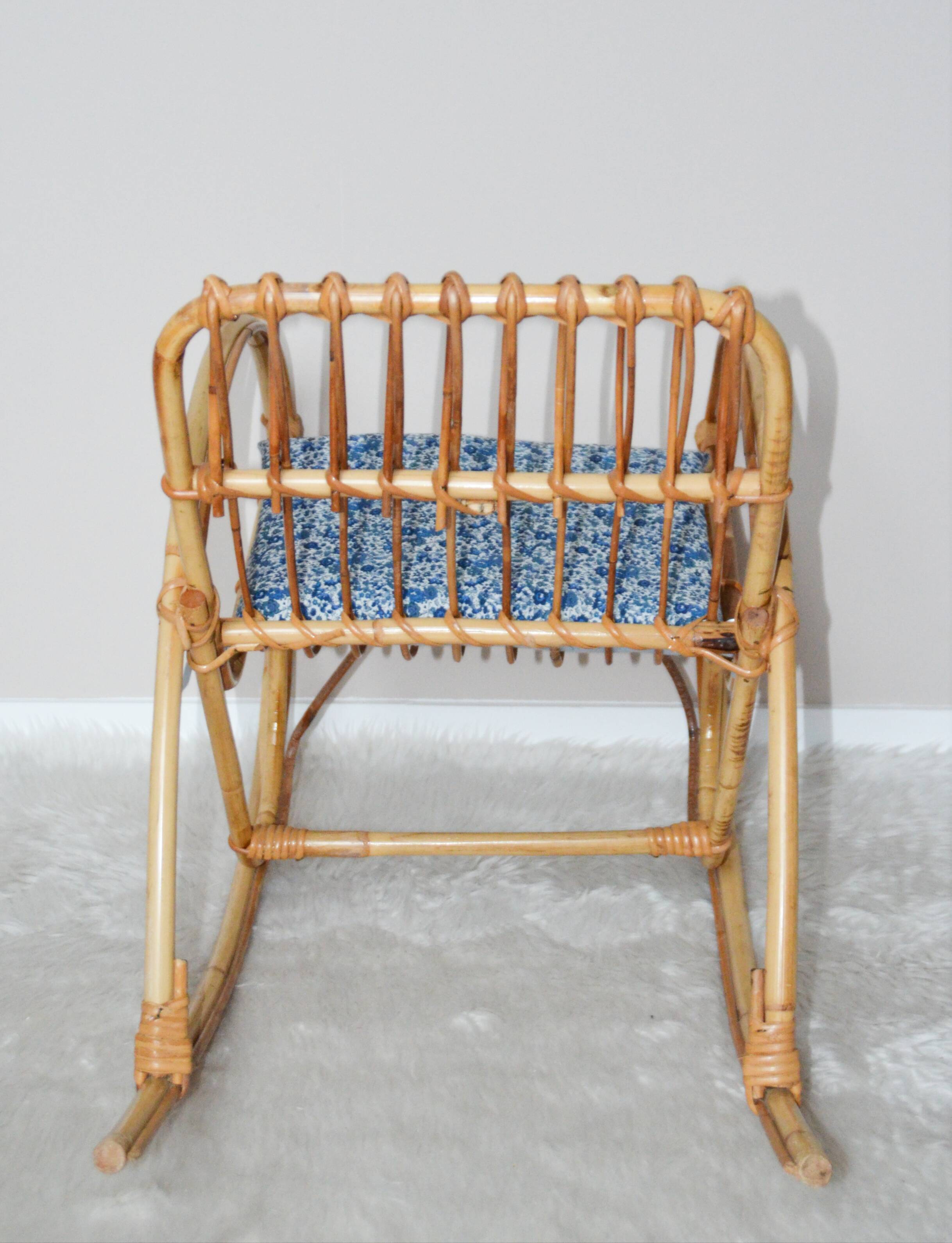 Rattan for child rocking chair