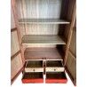Red solid wood wedding wardrobe