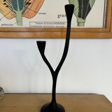 Cast iron "tree" candlestick from the 70s/80s