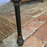Wrought iron canopy bed