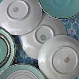 Petites assiettes vert menthe
