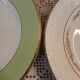 12 antique flat plates L'Amandinoise
