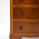 Original English cherry chest of drawers Burton Reproductions Limited