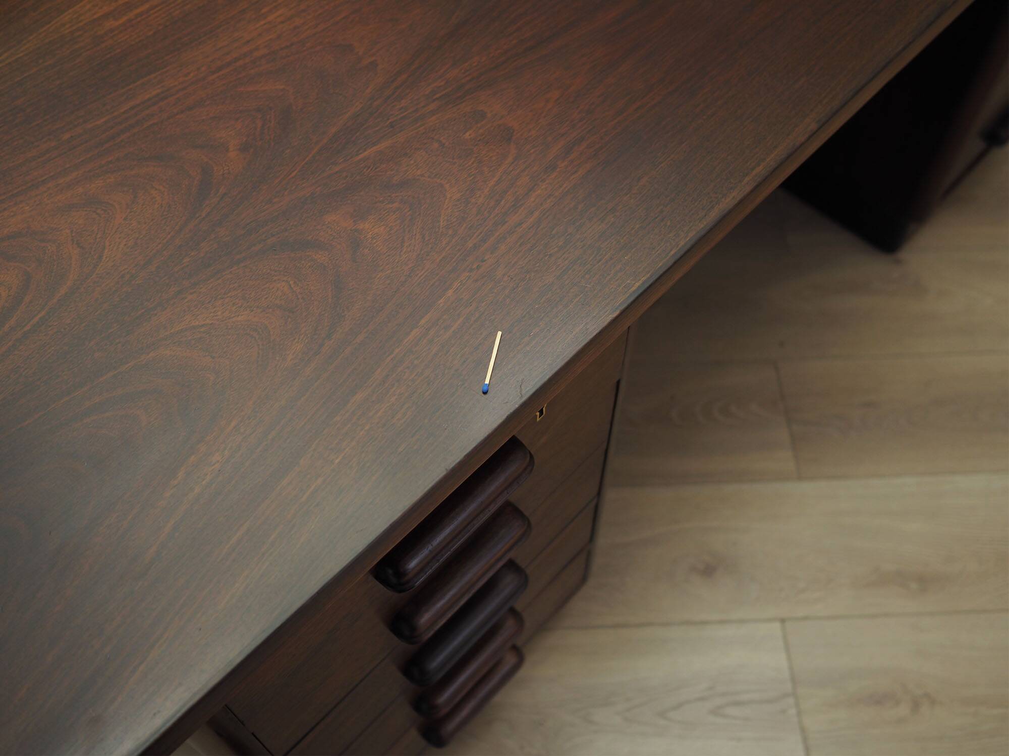 Walnut desk, Danish design, 1960s, production: Denmark