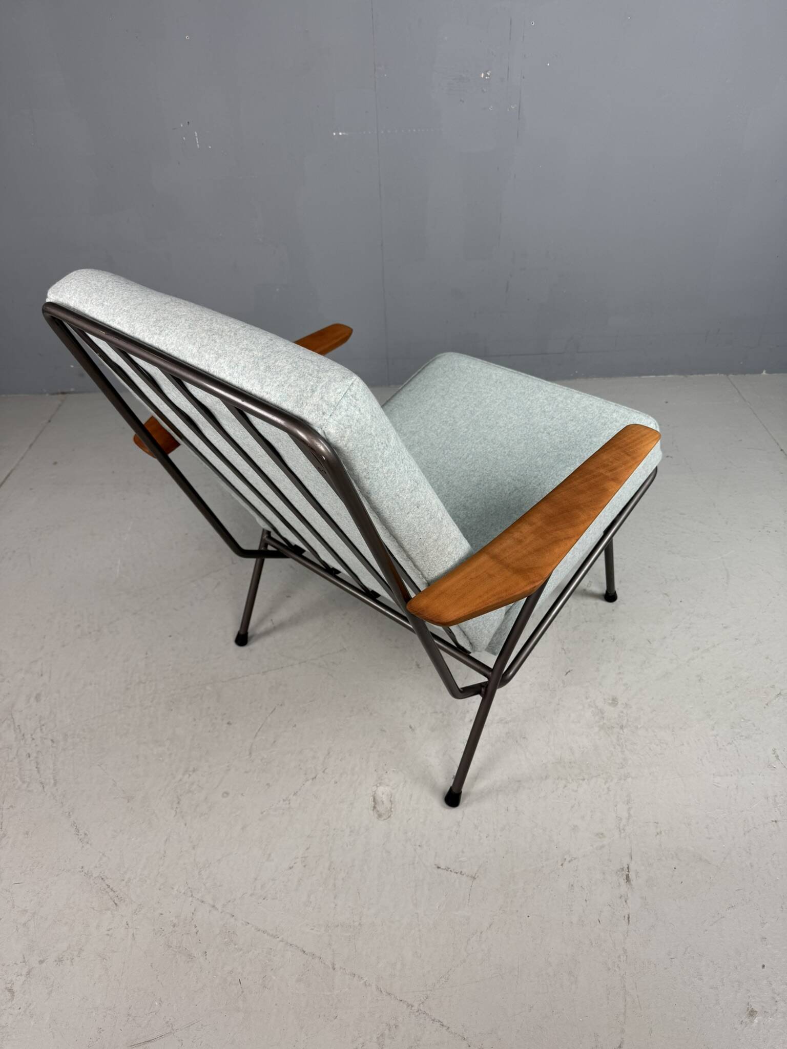 Fauteuil Koene Oberman avec accoudoirs en teck pour Gelderland, 1954