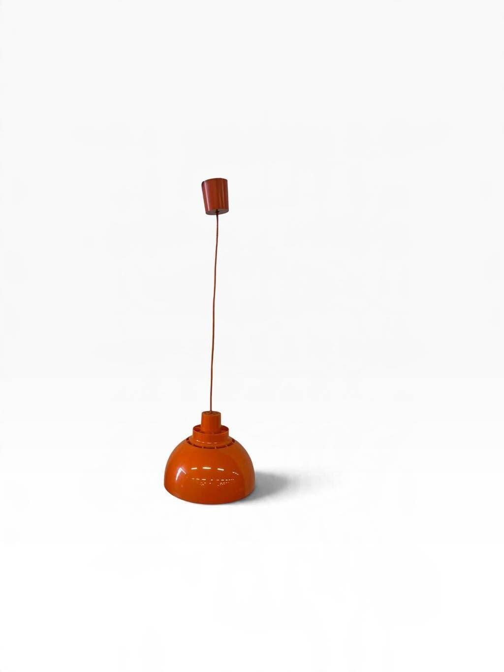 Orange vintage pendant light/chandelier/ceiling light