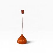 Suspension/lustre/plafonnier orange vintage