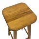 Vintage bar stool plant stool pinewood pinewood 1960s