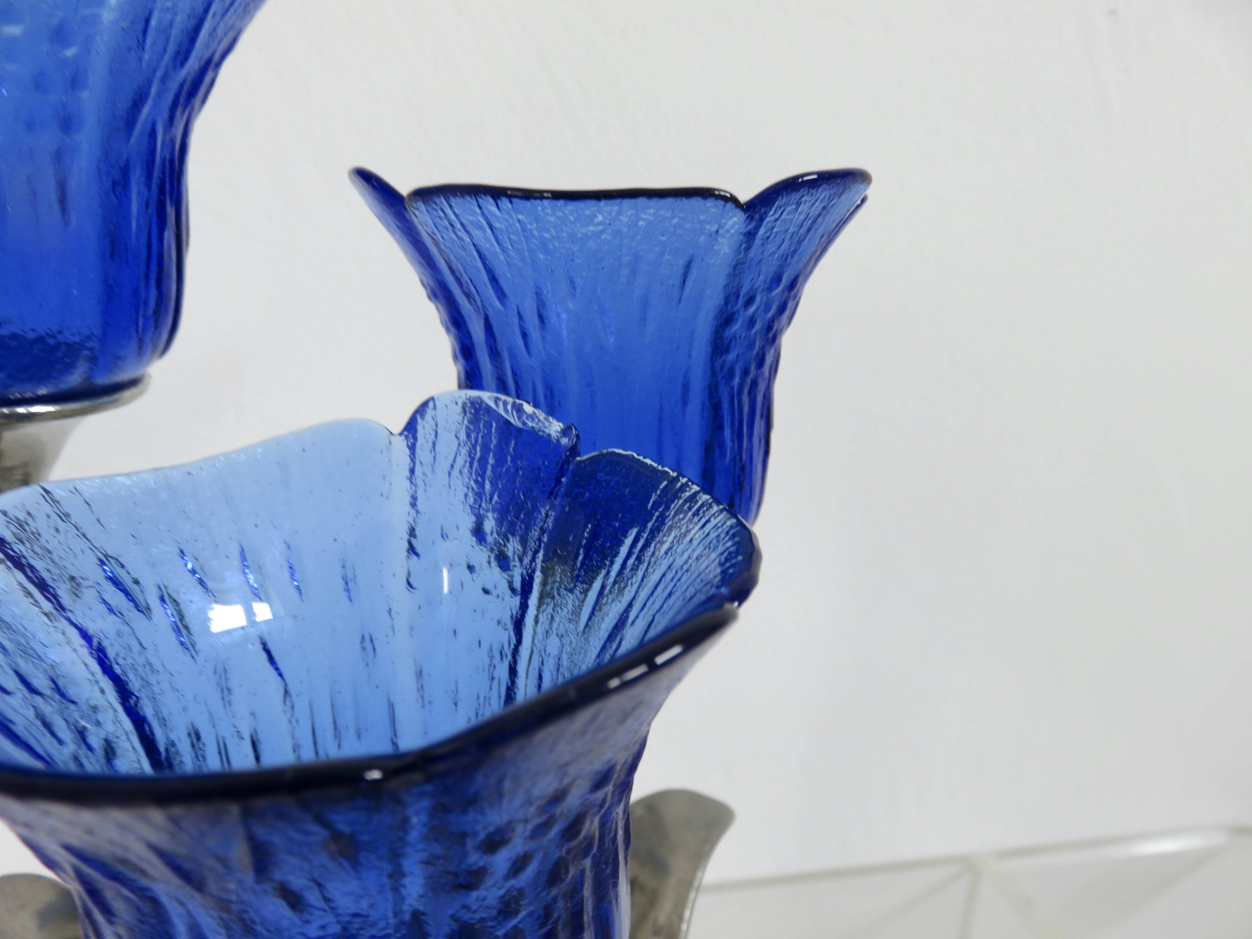 Silver-plated pewter candlestick signed Jean Goardère, 1970