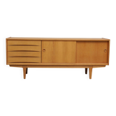 Scandinavian wooden sideboard by Erik Wortz