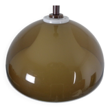 Ceiling lamp in brown and white plastic from Stilux Milano, 1960s