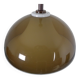 Ceiling Lamp in Brown & White Plastic from Stilux Milano, 1960s