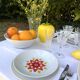 Service de table vintage Winterling, 20 pièces, décor pop années 70