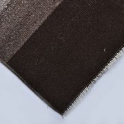 418x65 cm dark brown beige turkish runner wool kilim rug, corridor kilim