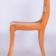 Biedermeier Chair in Cherry Tree & Rattan, Austria, 1830s