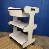 Vintage trolley on wheels