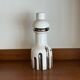 Decorative Ceramic Vase , white glazed, Scultptural Totem, 1970's Ceramic