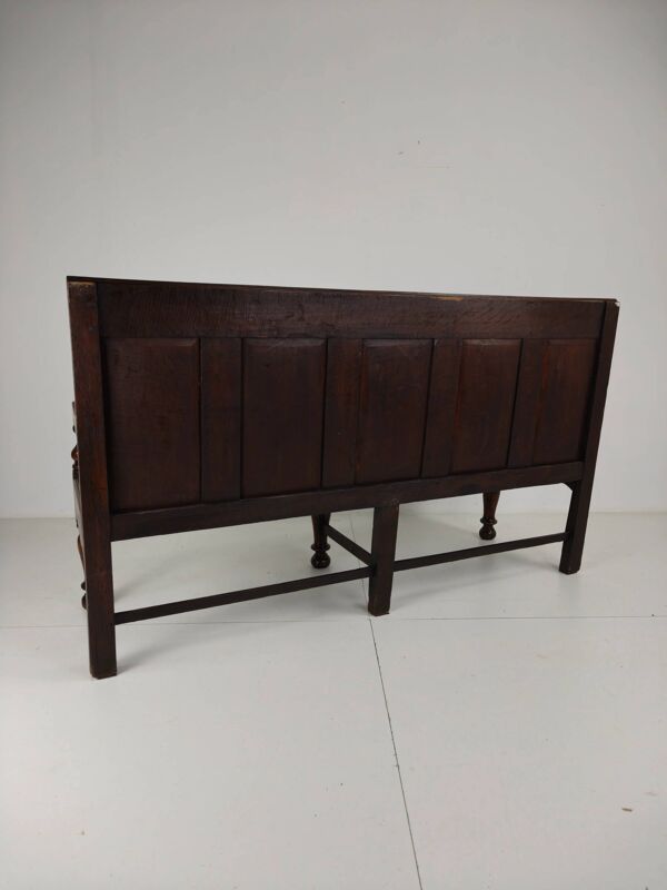 Banc en chêne géorgien, vers 1790