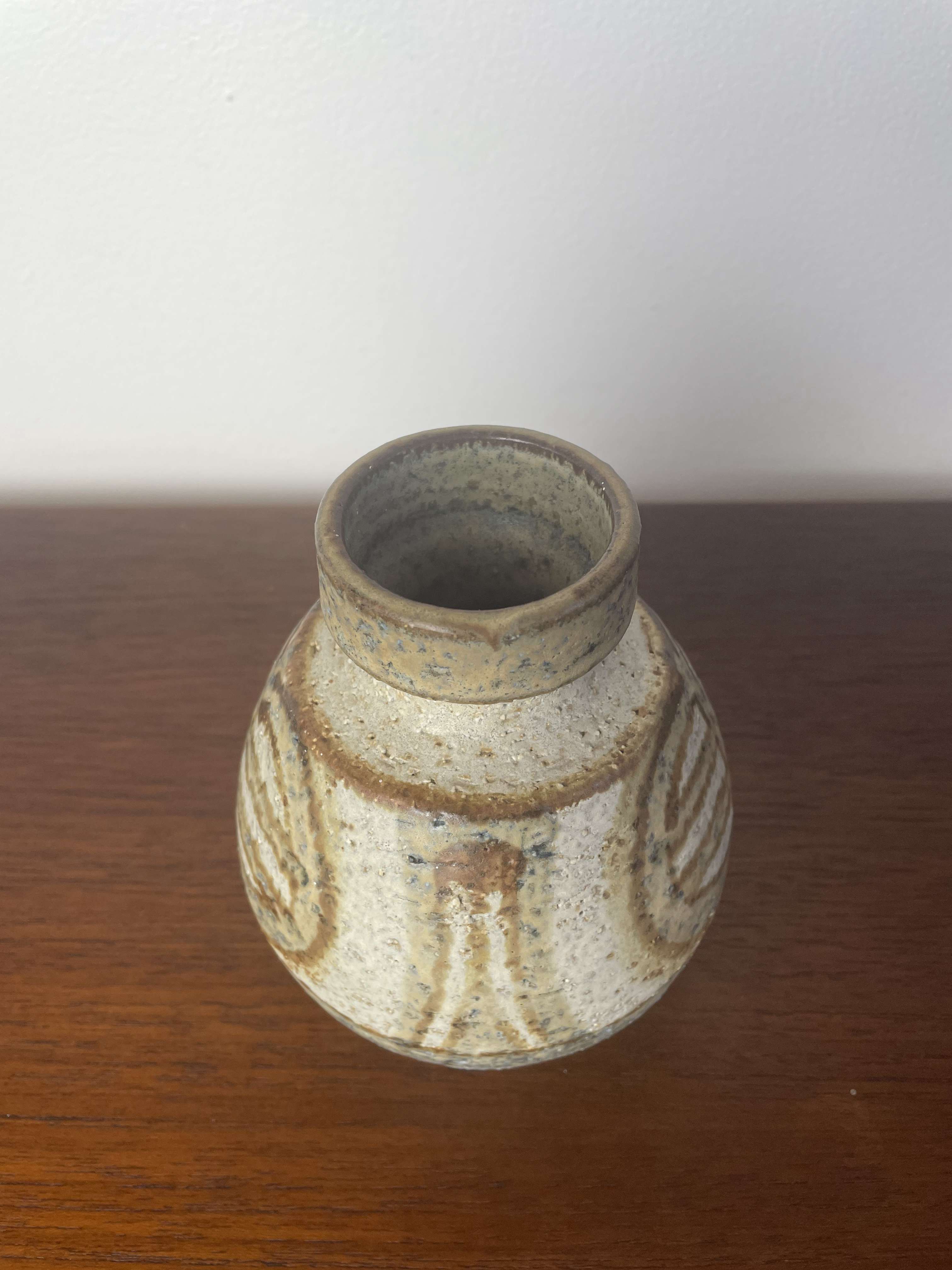 Scandinavian ceramic vase Erika from Søholm