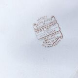 Large hollow iron earth dish daisy decor