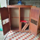 Small wardrobe - clothes rail