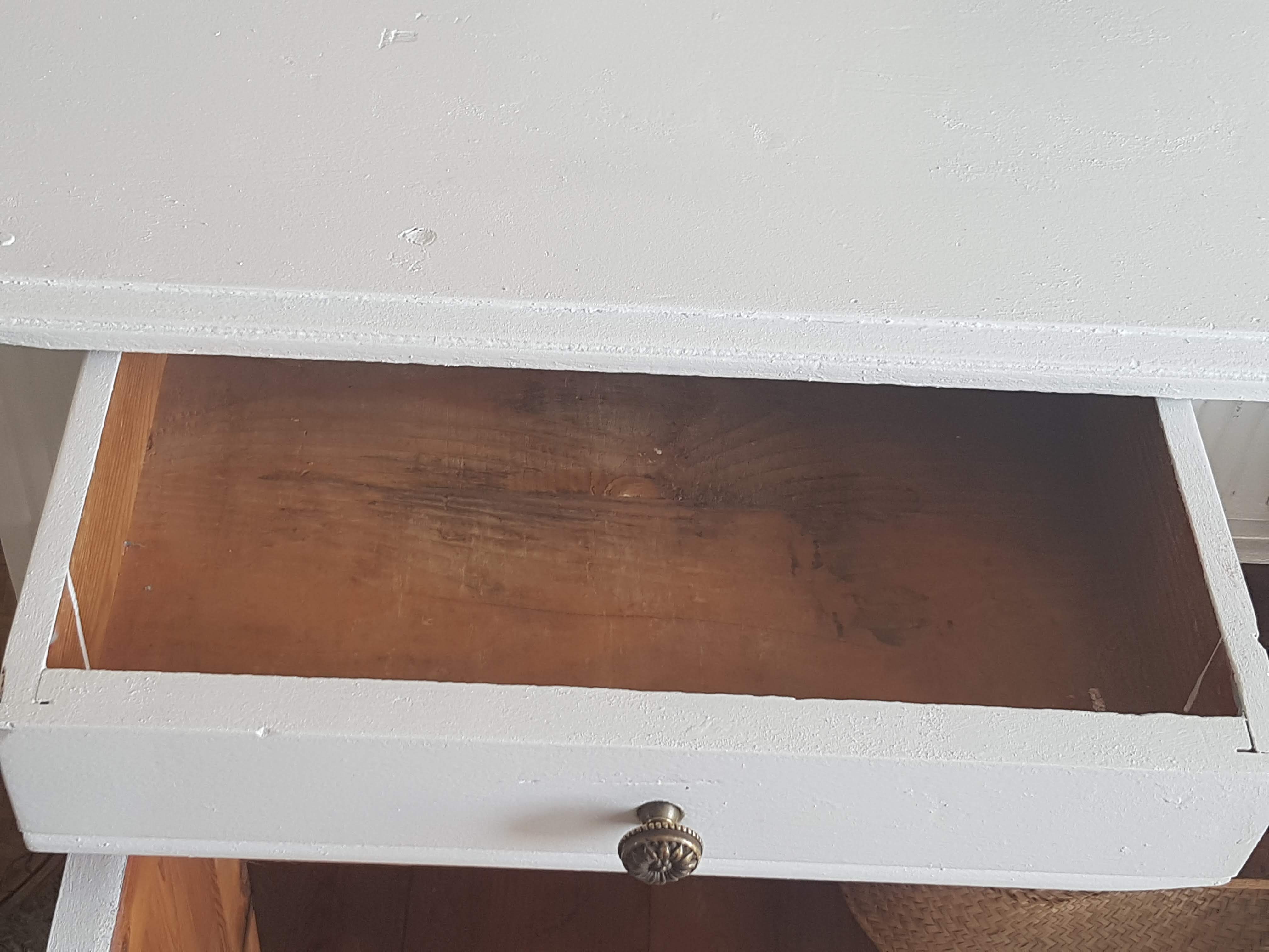 Old white Parisian buffet