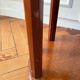 Pair of Art Deco bedside tables made of cedar magnifying glass